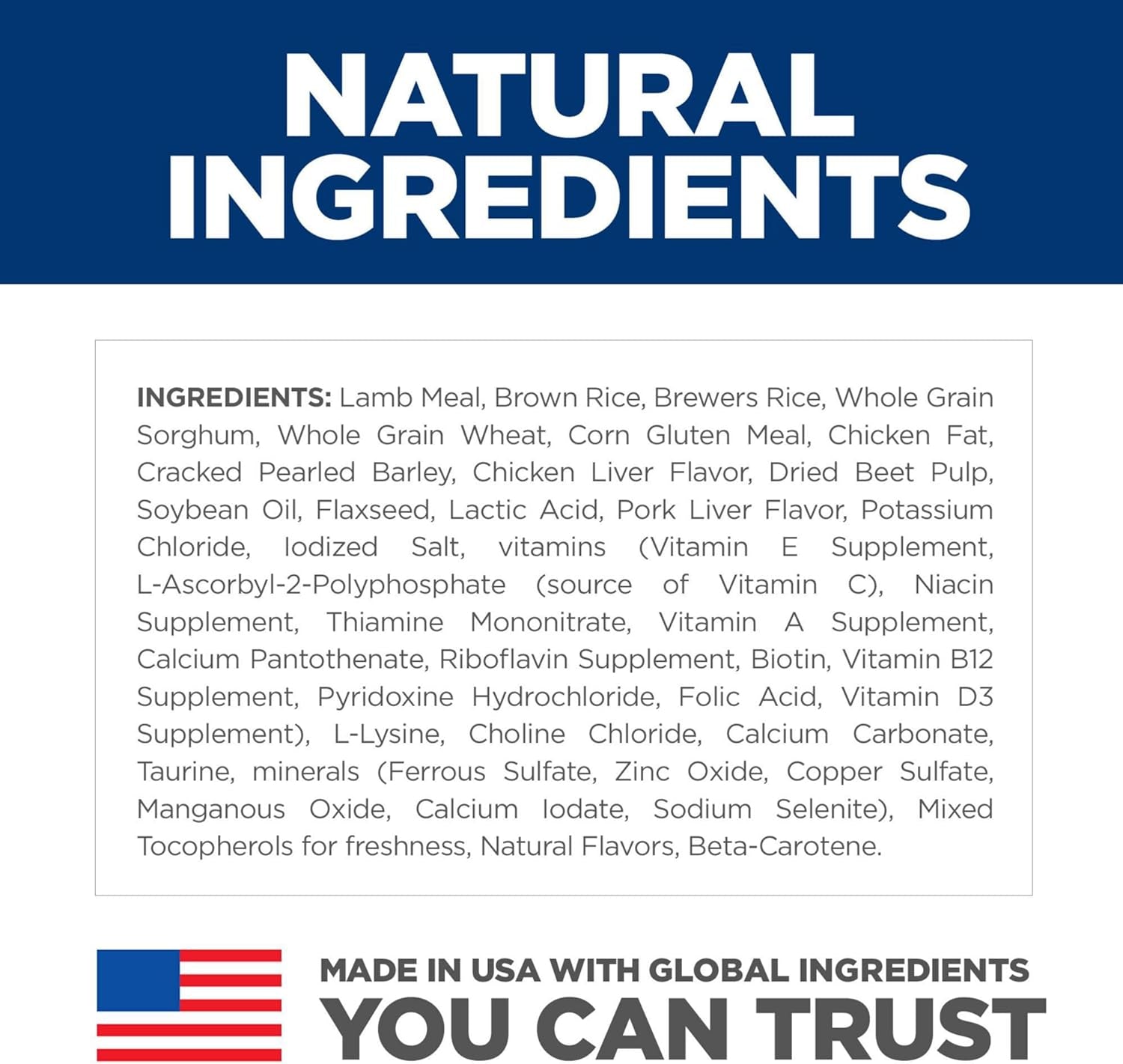 Hill'S 2896 Adult Small Paws Lamb Meal and Rice Dry Dog Food, 2.04 Kg